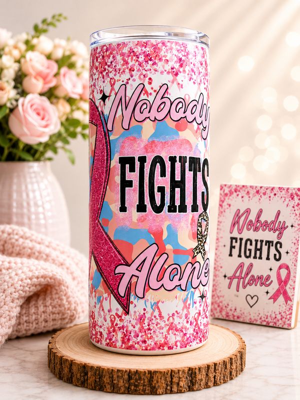 Tumbler - Nobody Fights Alone 20oz