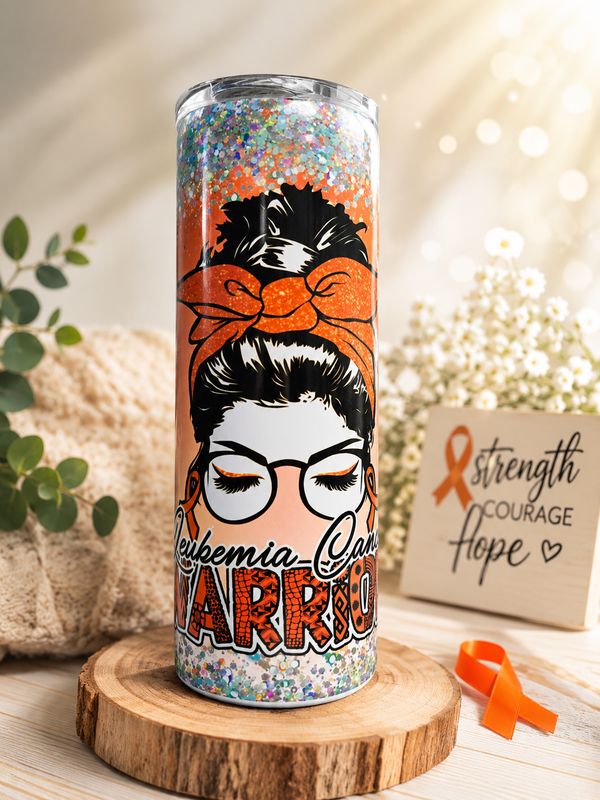 Tumbler - Leukemia Warrior or Diabetes  Warrior 20oz