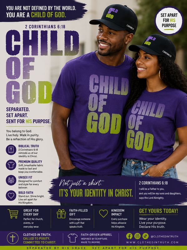 T-Shirt - Child of God — Christian T-Shirt