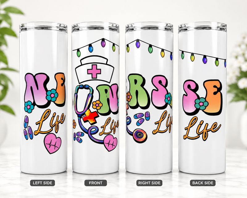 Tumbler - 🩺 Nurse Life | 20 oz Skinny Tumbler
