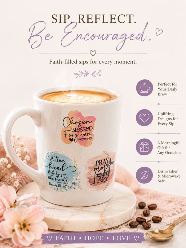 Cup - Faith &amp; Friendship Inspirational Mug 12oz
