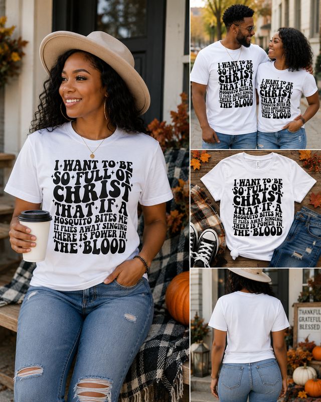 T-Shirt - So Full of Christ