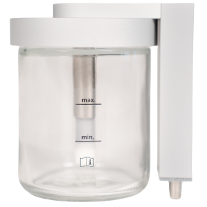 Glass Container Holder with Glass Container