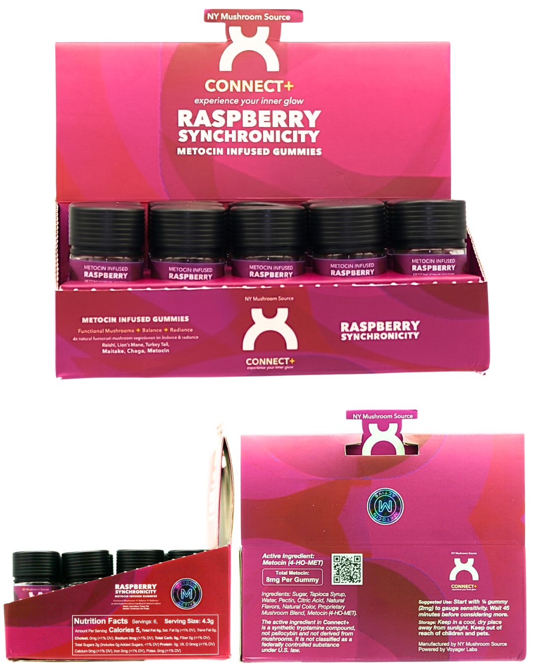 Raspberry Synchronicity​ Gummies (Case - 20 Units)