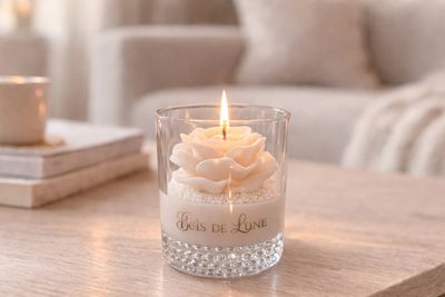 Bougie solidaire - Poudre de riz