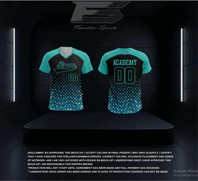 Parent Jersey - 8u Sirens