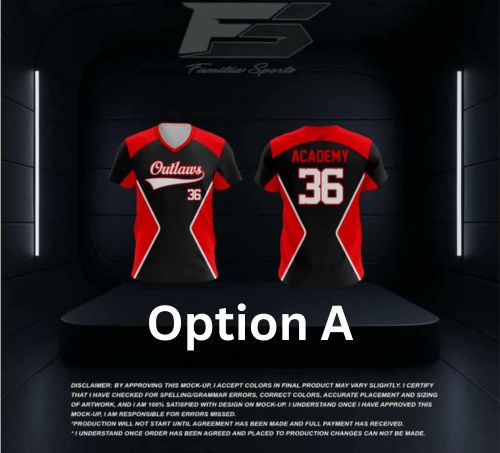 Parent Jersey - 12u Outlaws