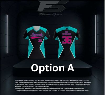 Parent Jersey - 15u Legends