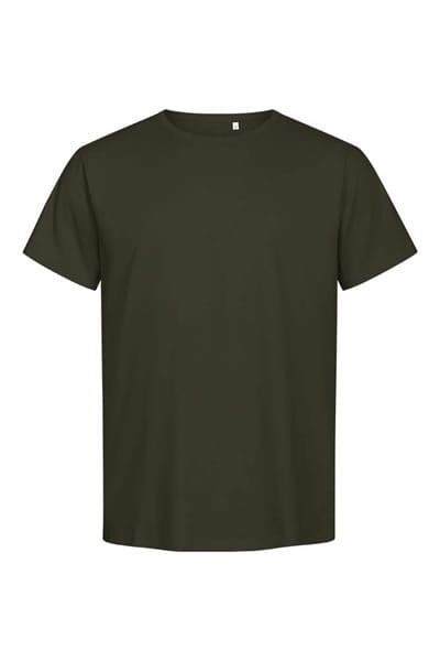 T-shirt premium khaki z bawełny organicznej