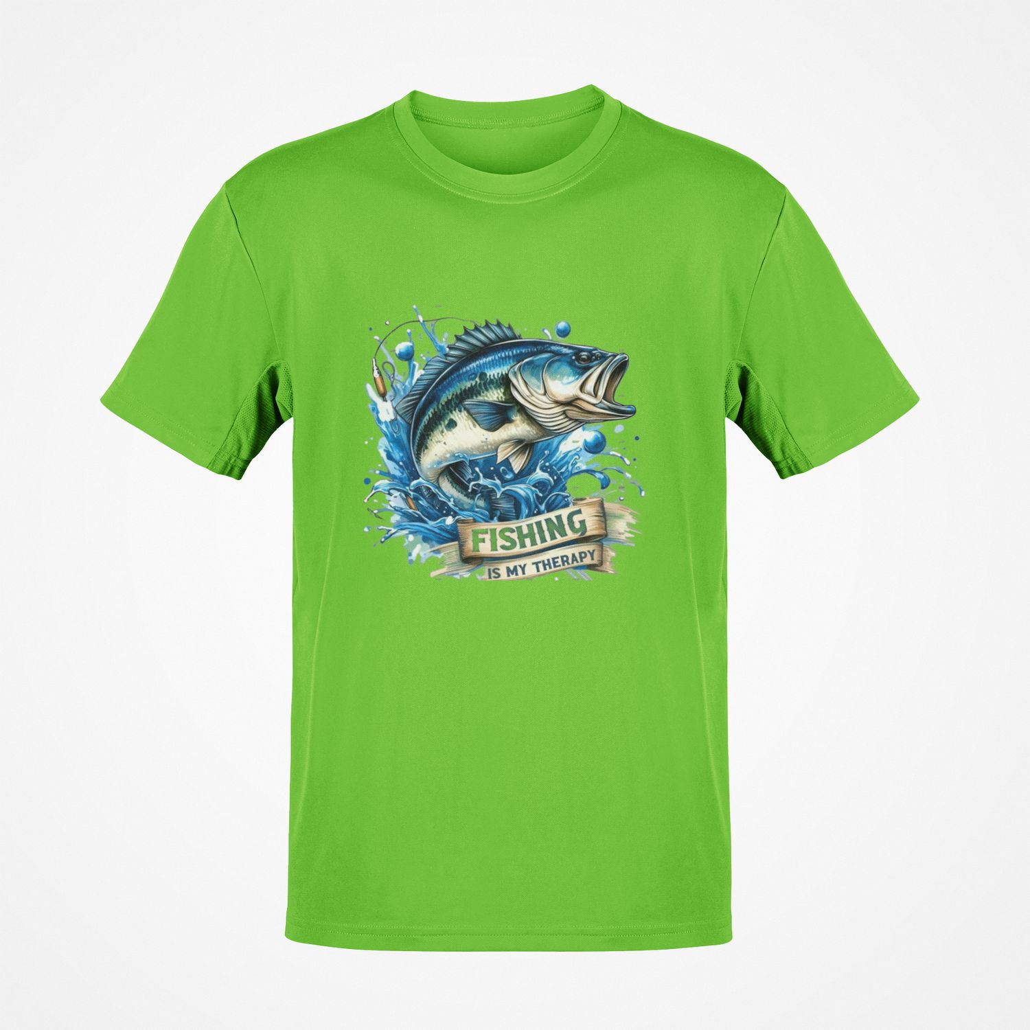 T-shirt Fishing is my therapy