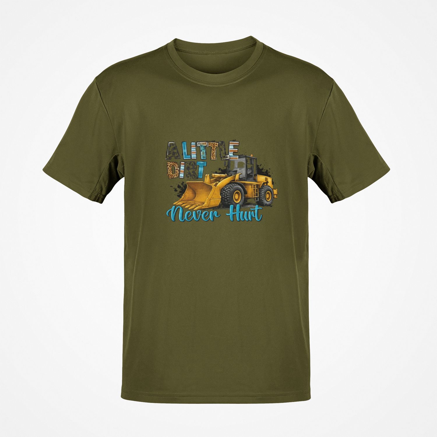 T-shirt Little dirt khaki