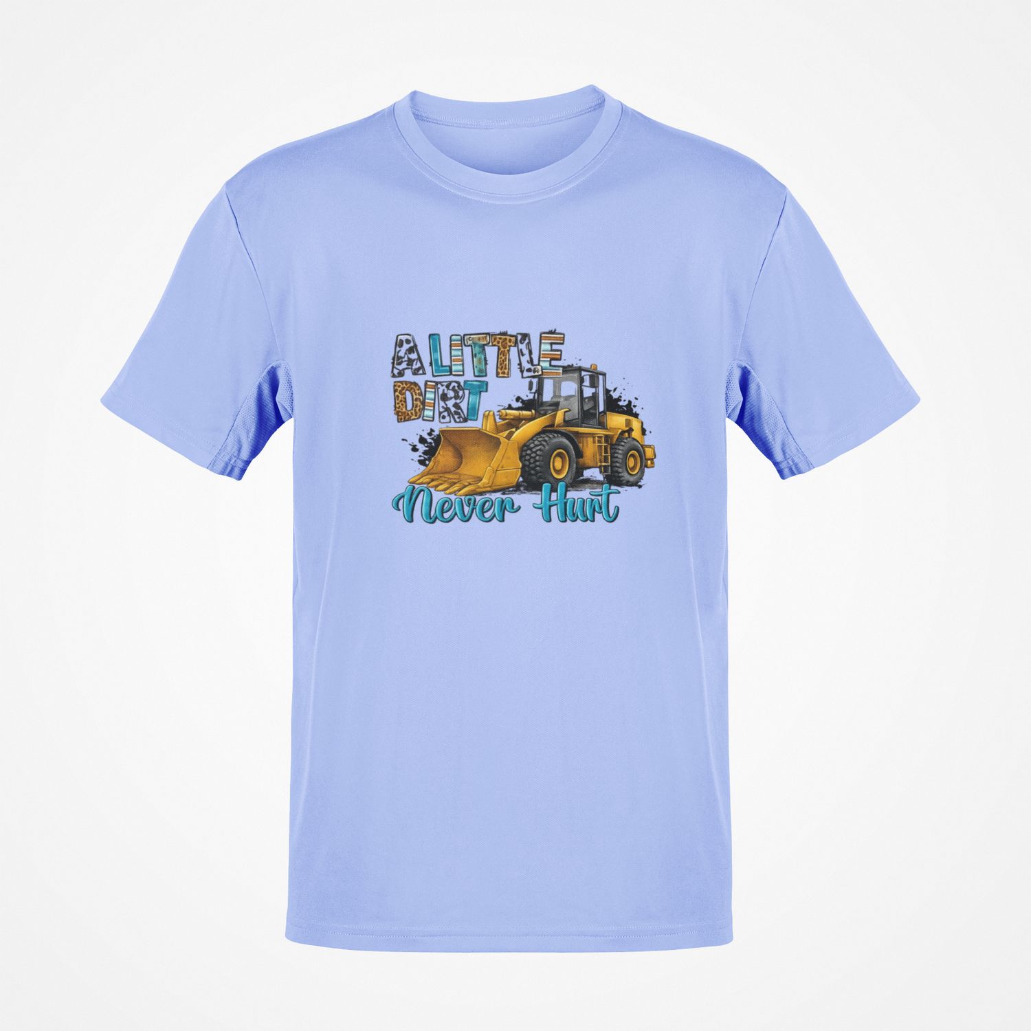 T-shirt Little dirt baby blue