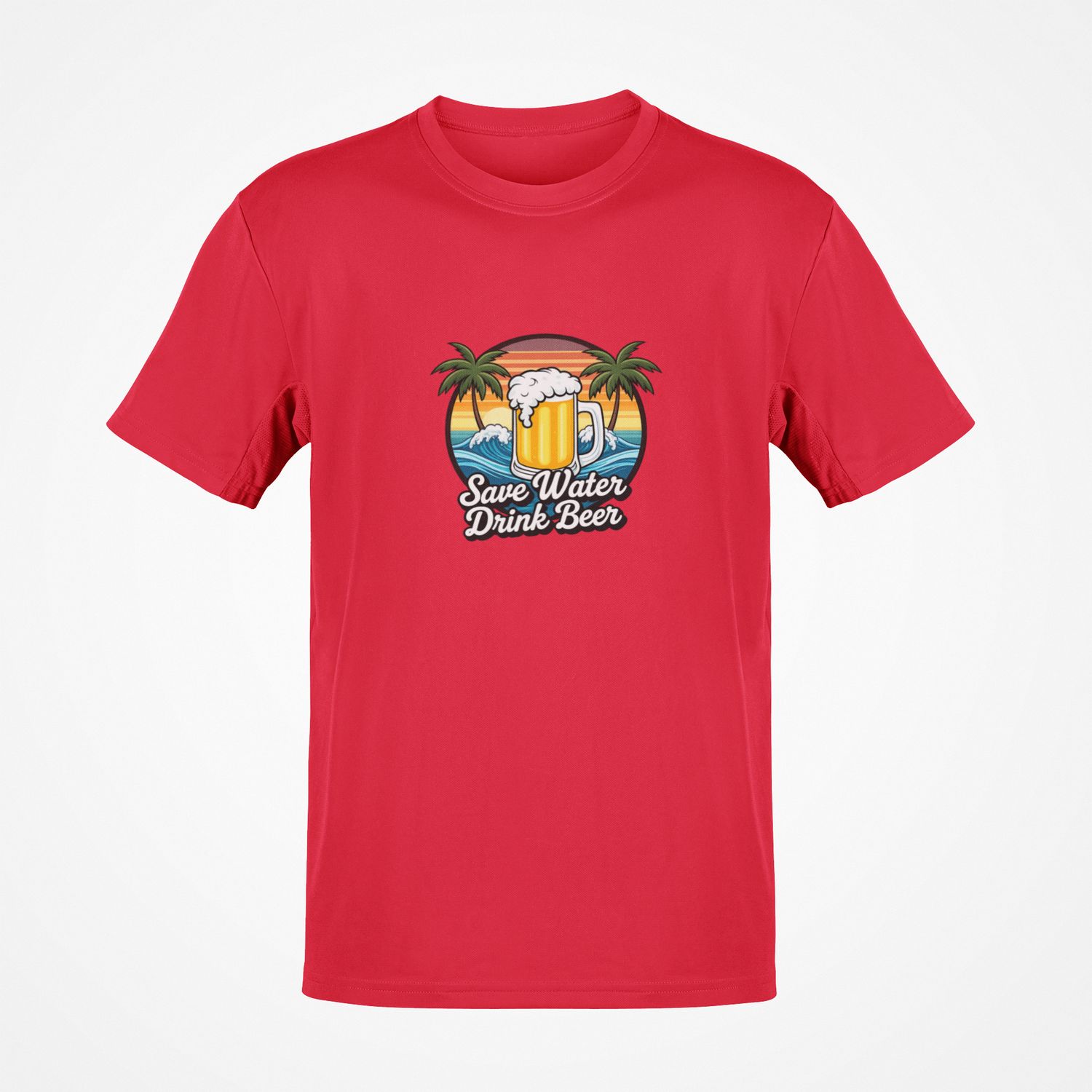T-shirt Save water drink beer
