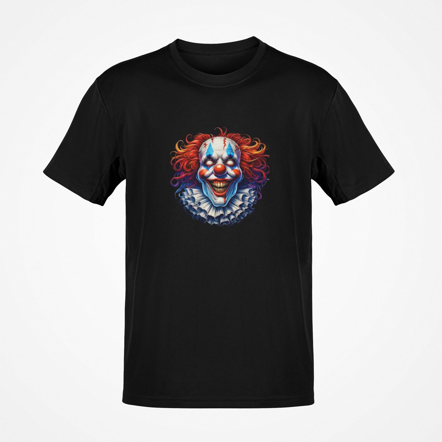 Duża koszulka męska Clown czarna big&amp;tall