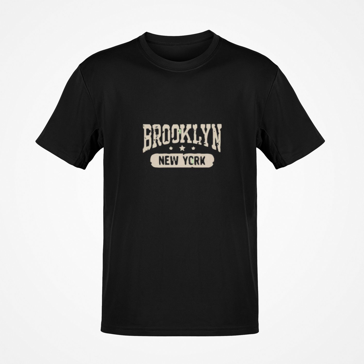 Duża koszulka męska Brooklyn  czarna big&amp;tall