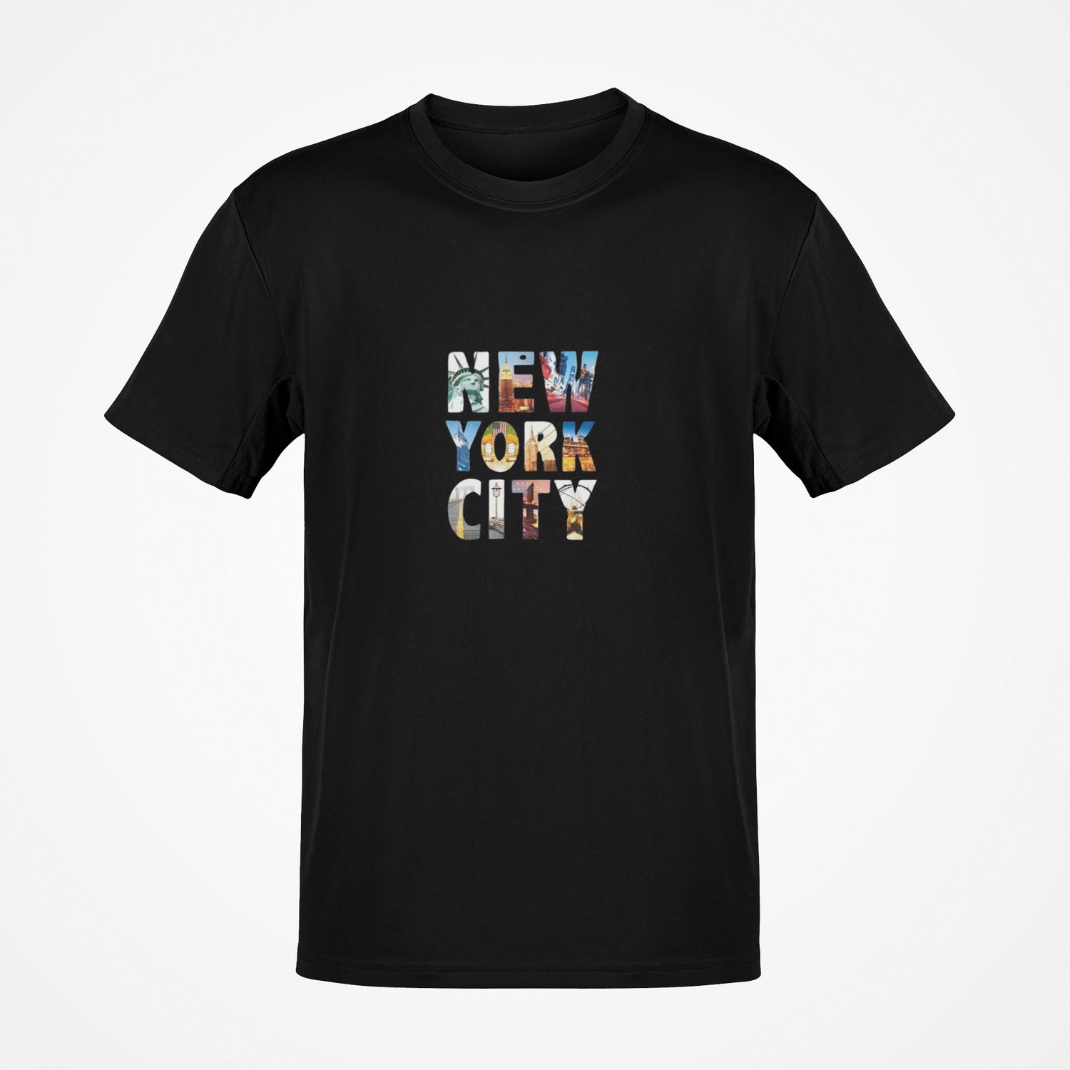 Duża koszulka męska New York City czarna big&amp;tall