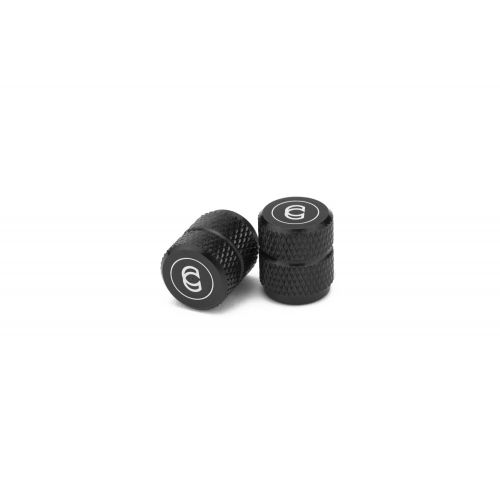 Cinema Valve Caps, COLOUR: Black