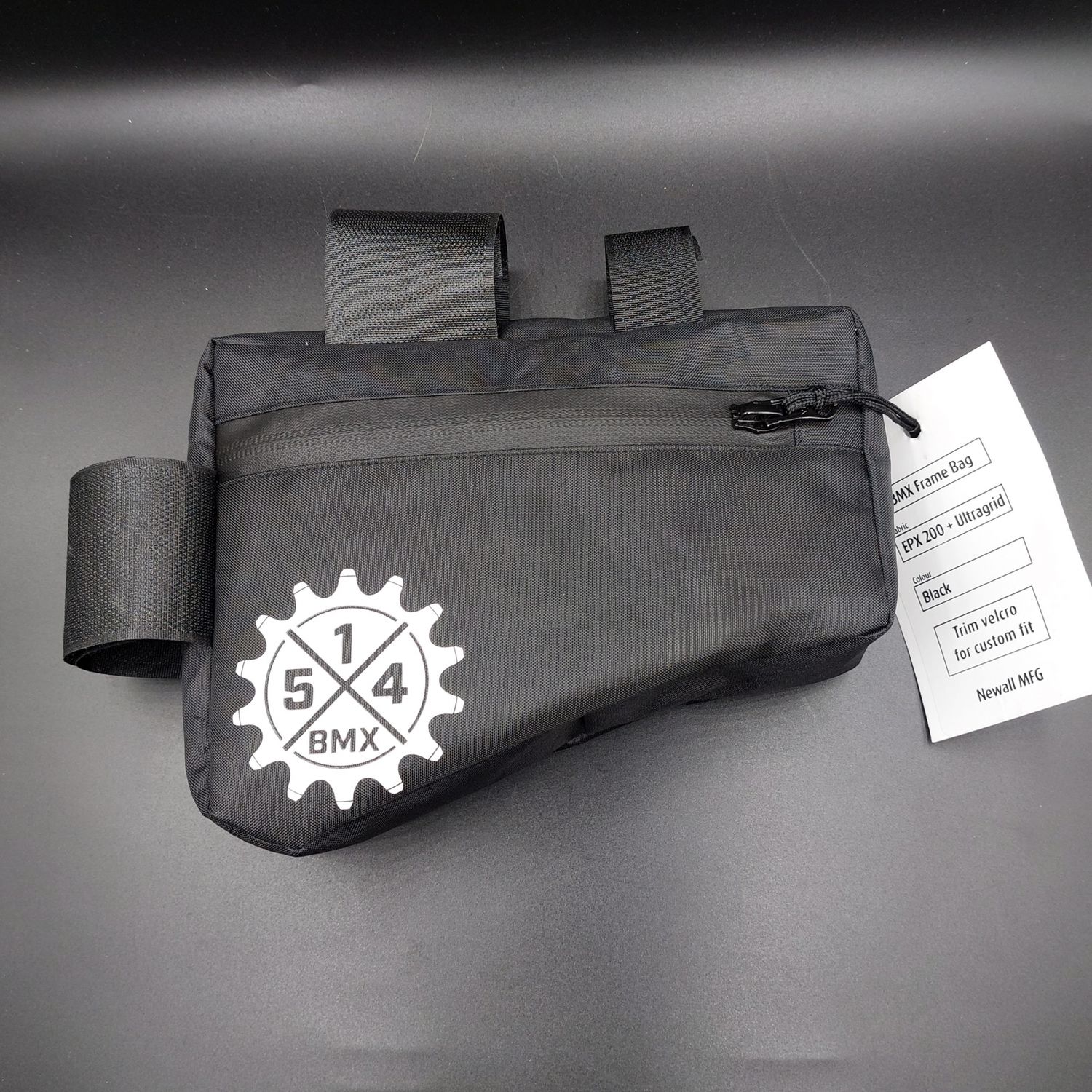 Sacoche de cadre 514BMX x Newall Brakeless, COLOUR: Black