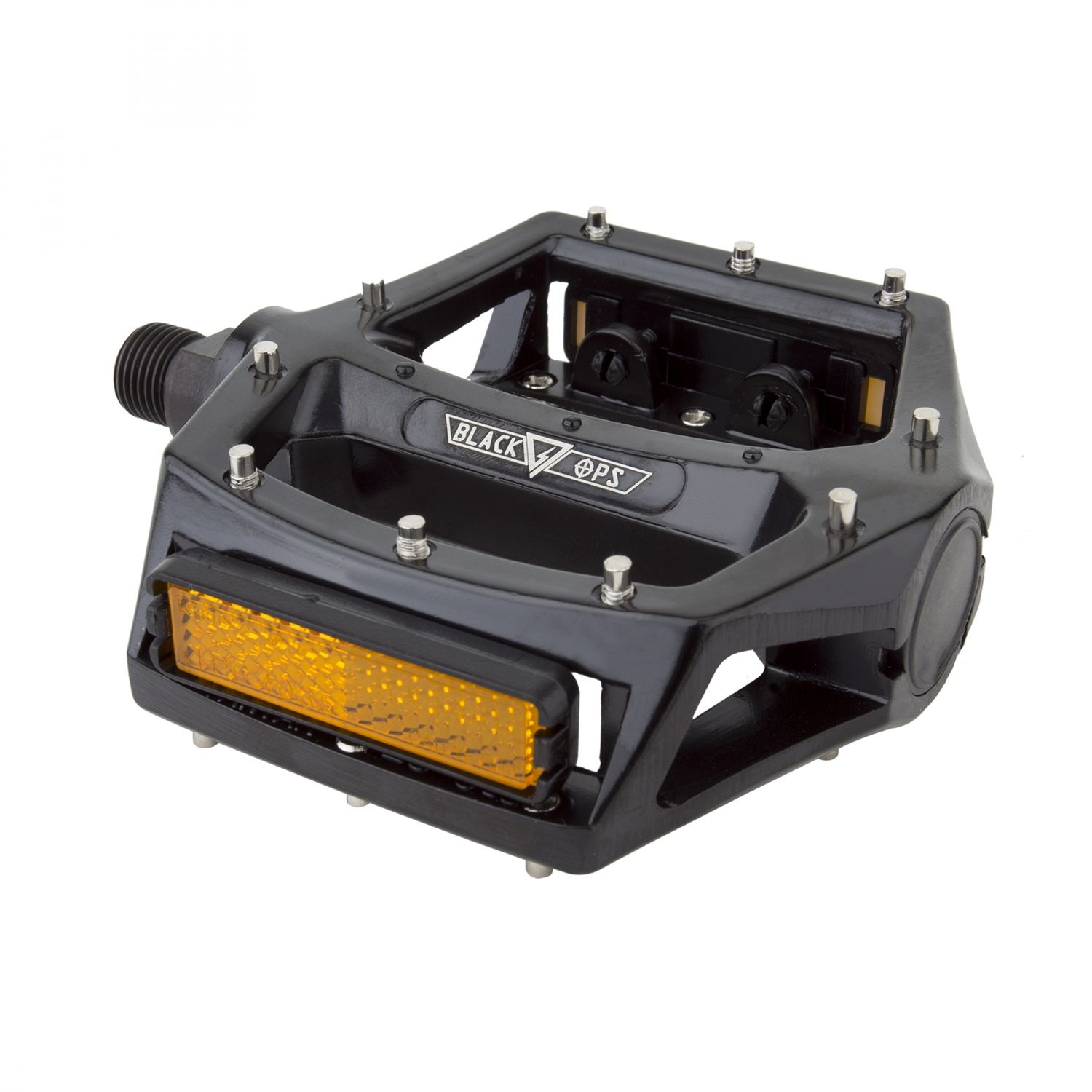Black Ops Platform Alloy Pedals, COLOUR: Black