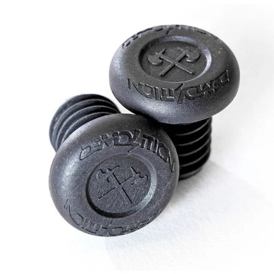 Demolition Axes Bar Ends, COLOUR: Black
