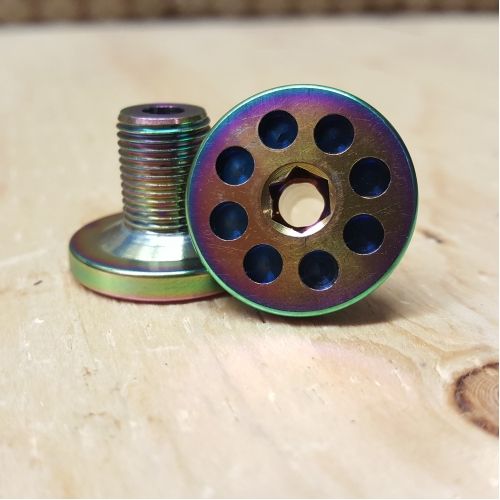 Prohouse BMX Titanium Flush Mount Crank Spindle Bolt(single)