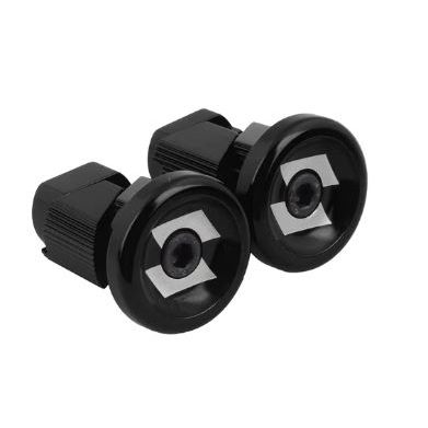 Snafu Stubby Alloy Bar Ends, COLOUR: Black