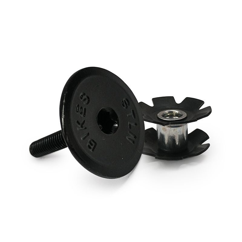 Stolen Top Cap w/Star Nut, COLOUR: Black