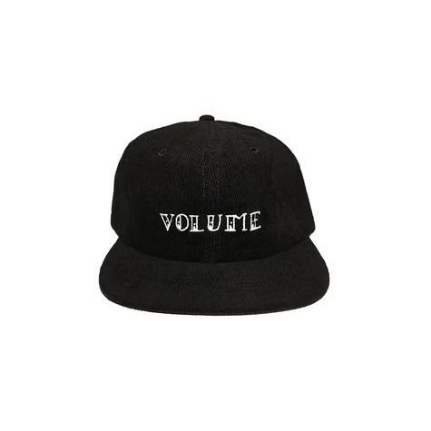 Volume Cord 6 Panel Hat, COLOUR: Black
