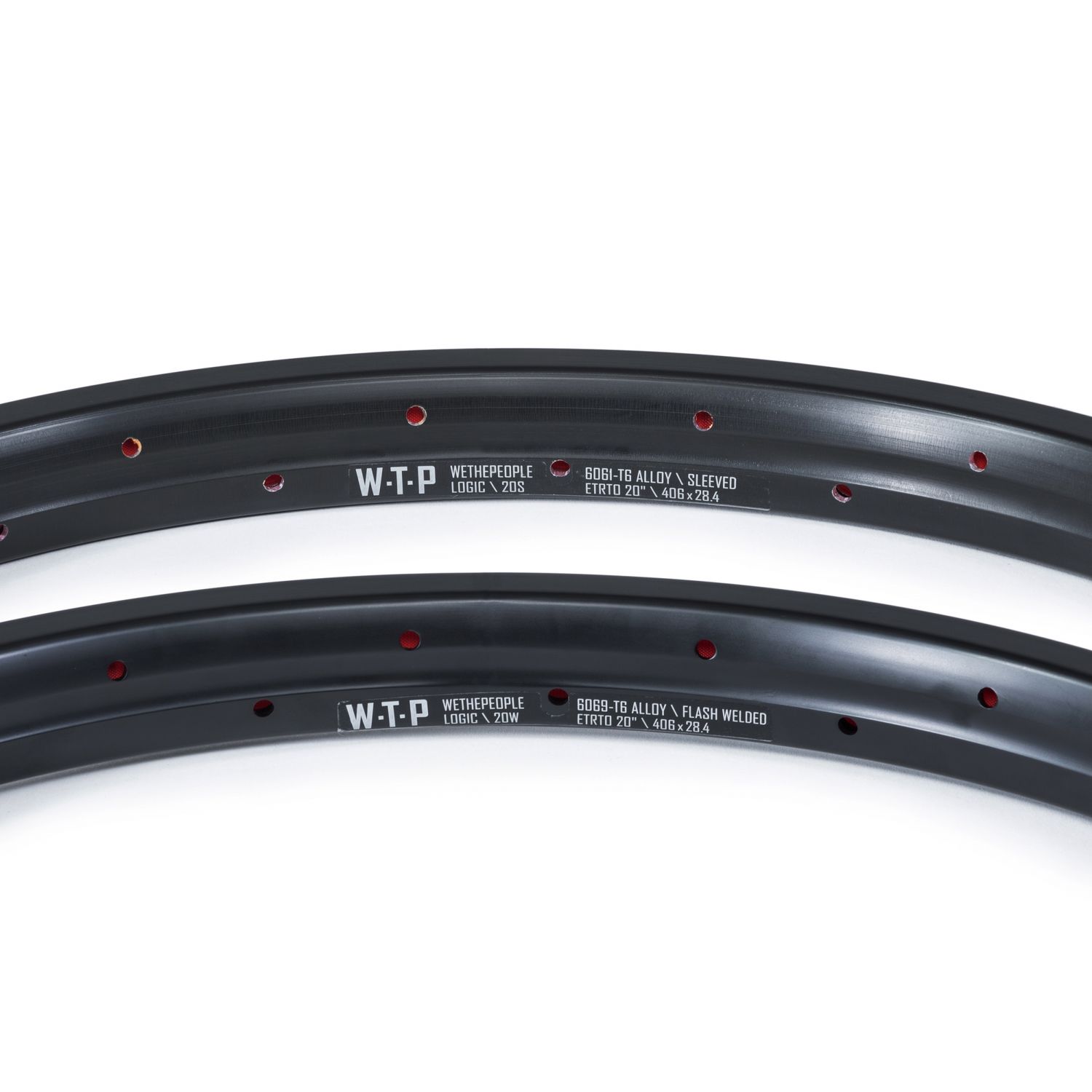 We The People Logic Rim, COLOUR: Black, INFO: Sleeved, SIZE: 20