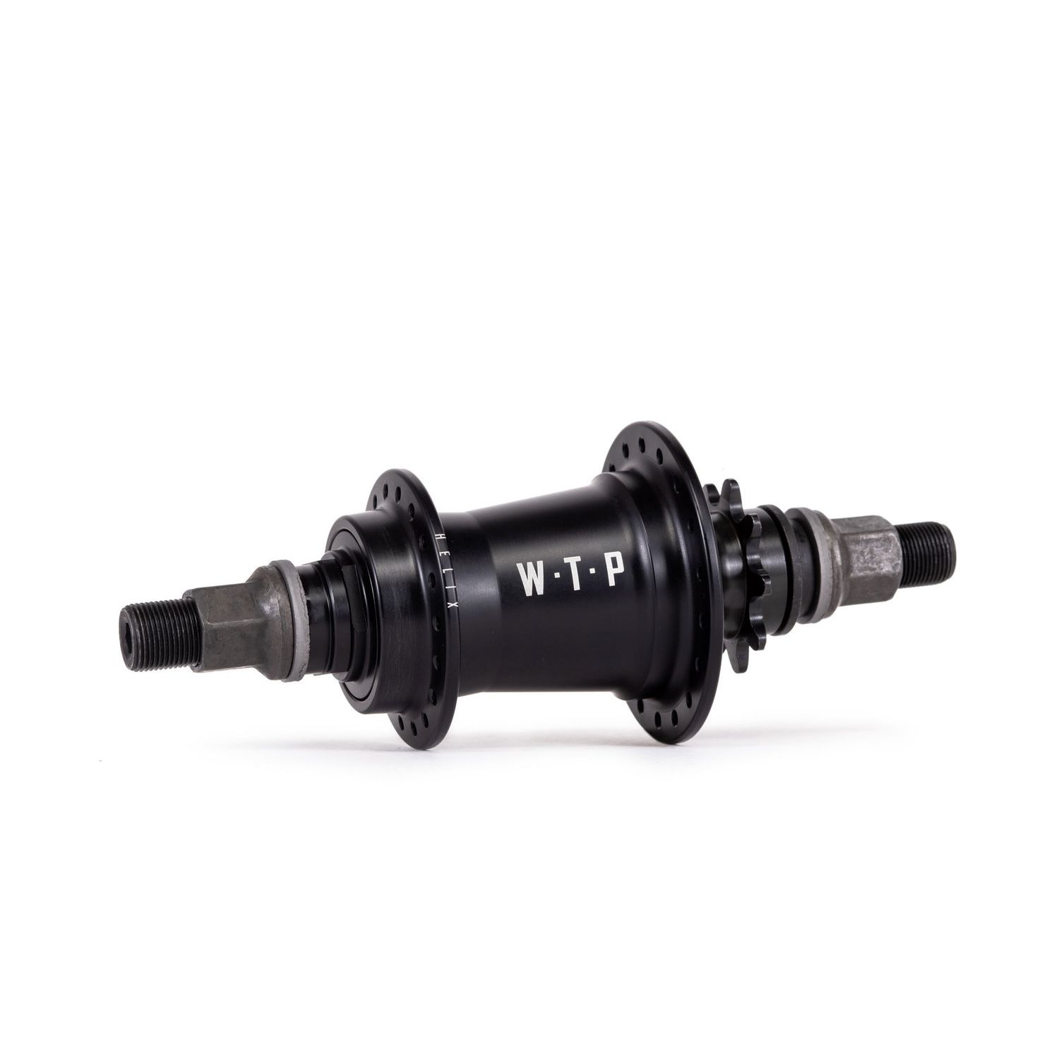 We The People Helix V2 Freecoaster Hub + Hub Guards, COLOUR: Black, SIDE: Right Side Drive, SIZE: 14mm