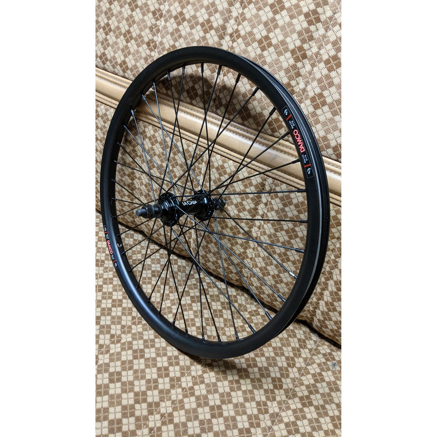 La Casa/Damco Front Wheel, COLOUR: Black