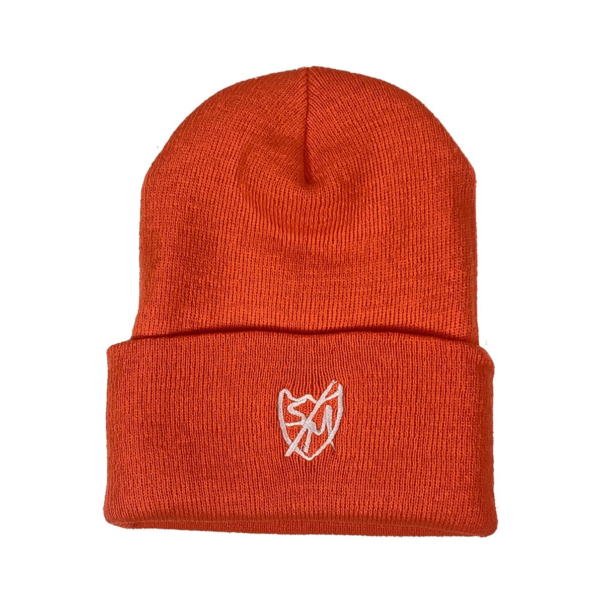 S&amp;M Sharpie Shield Cuffed Beanie, COLOUR: Orange