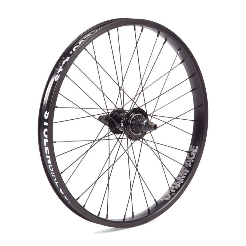 Stolen Rampage Freecoaster Wheel, COLOUR: Black, SIDE: Right Side Drive, SIZE: 20