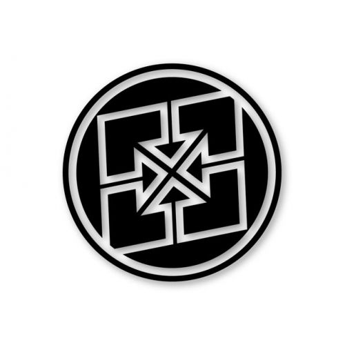 Fit Key Logo Sticker 6, COLOUR: Black