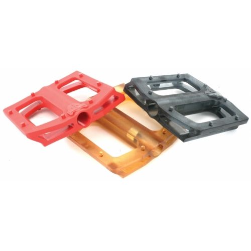 Premium Plastic Pedals Body - Pair, COLOUR: Black