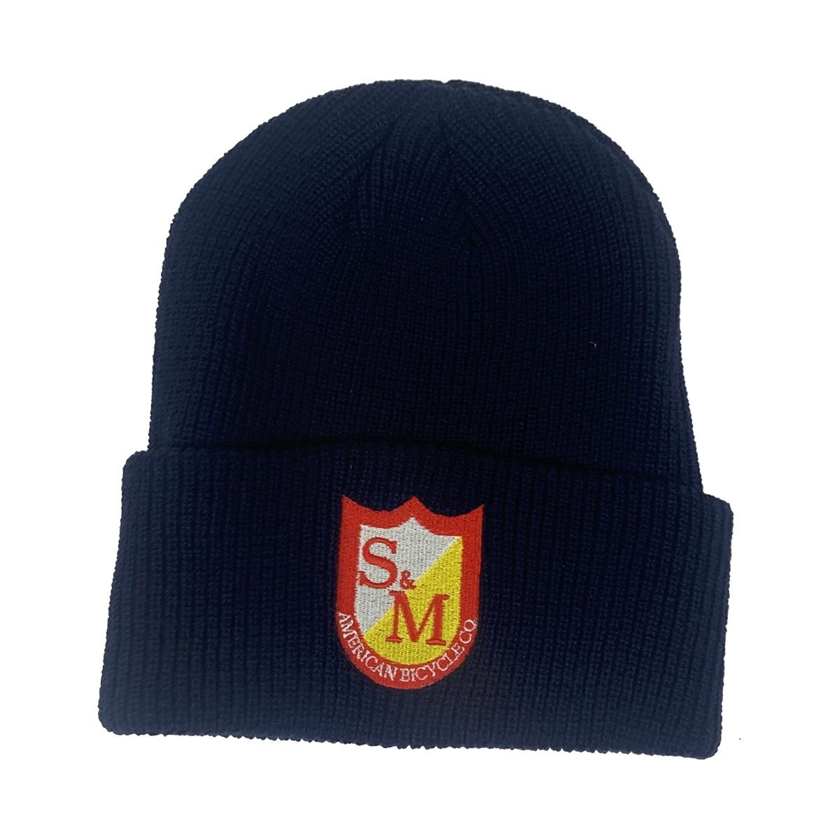 S&amp;M Ribbed Cuffed Beanie, COLOUR: Black