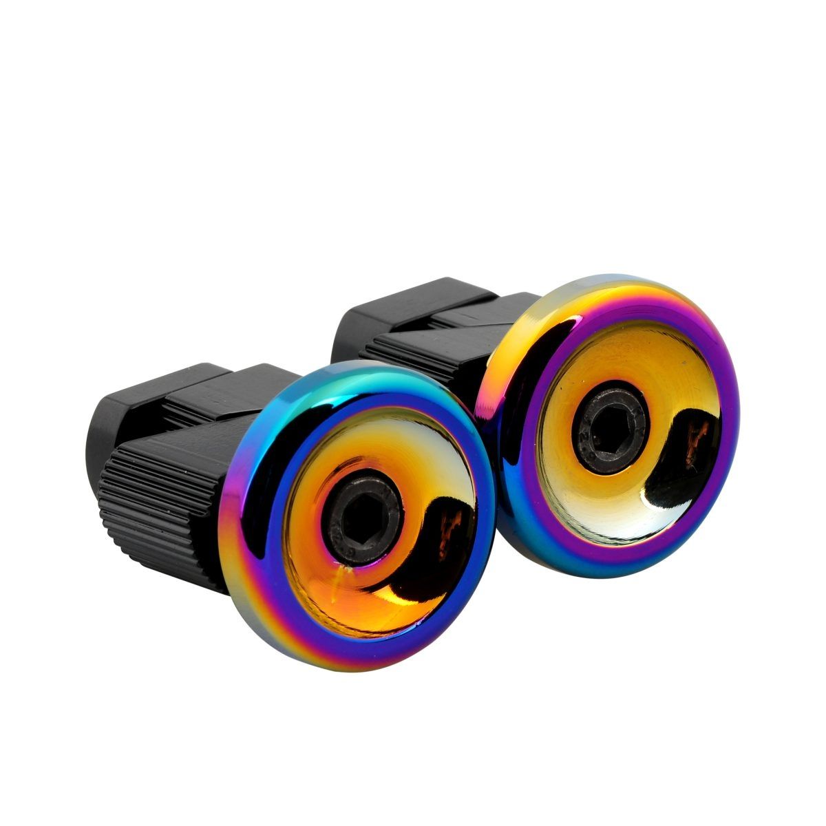 Snafu Stubby Alloy Bar Ends - Jet Fuel, COLOUR: Jet Fuel