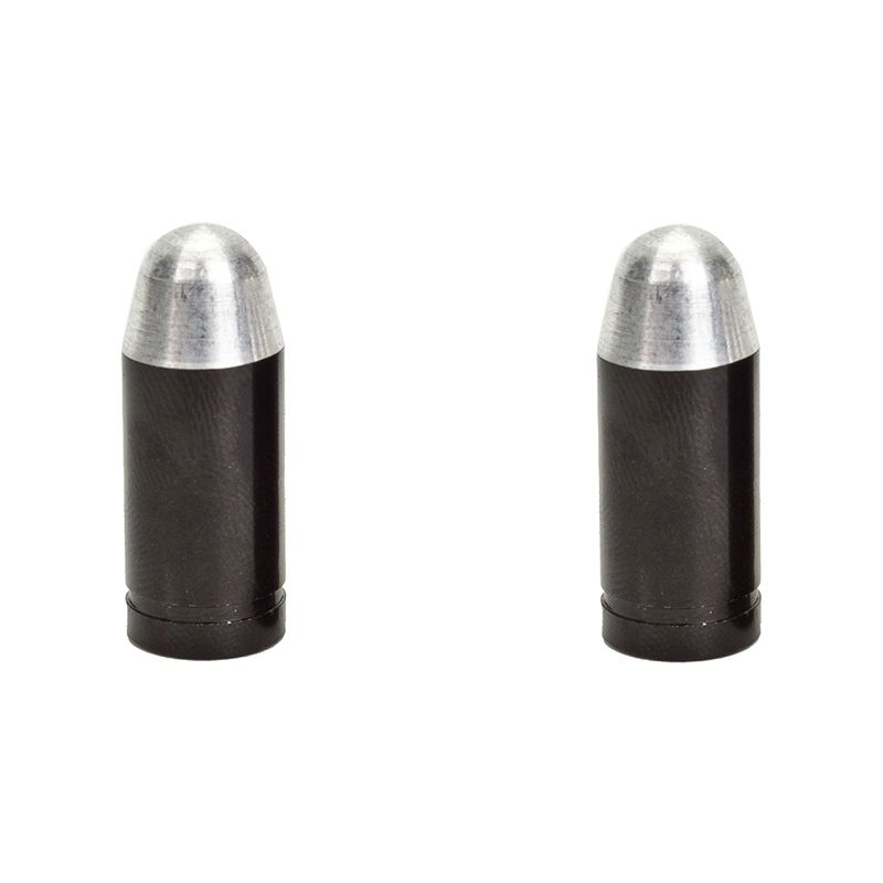 Triktopz Bullet Valve Caps, COLOUR: Black