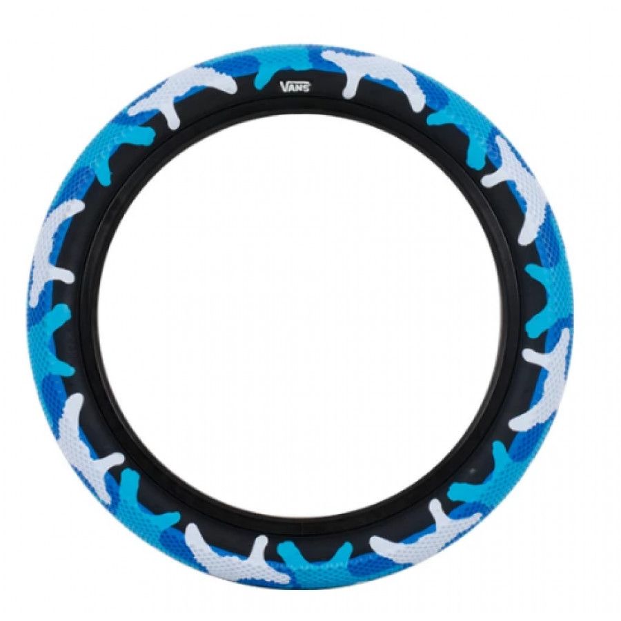 Cult X Vans Tires (PAIR), COLOUR: Blue Camo, SIZE: 20 x 2.4