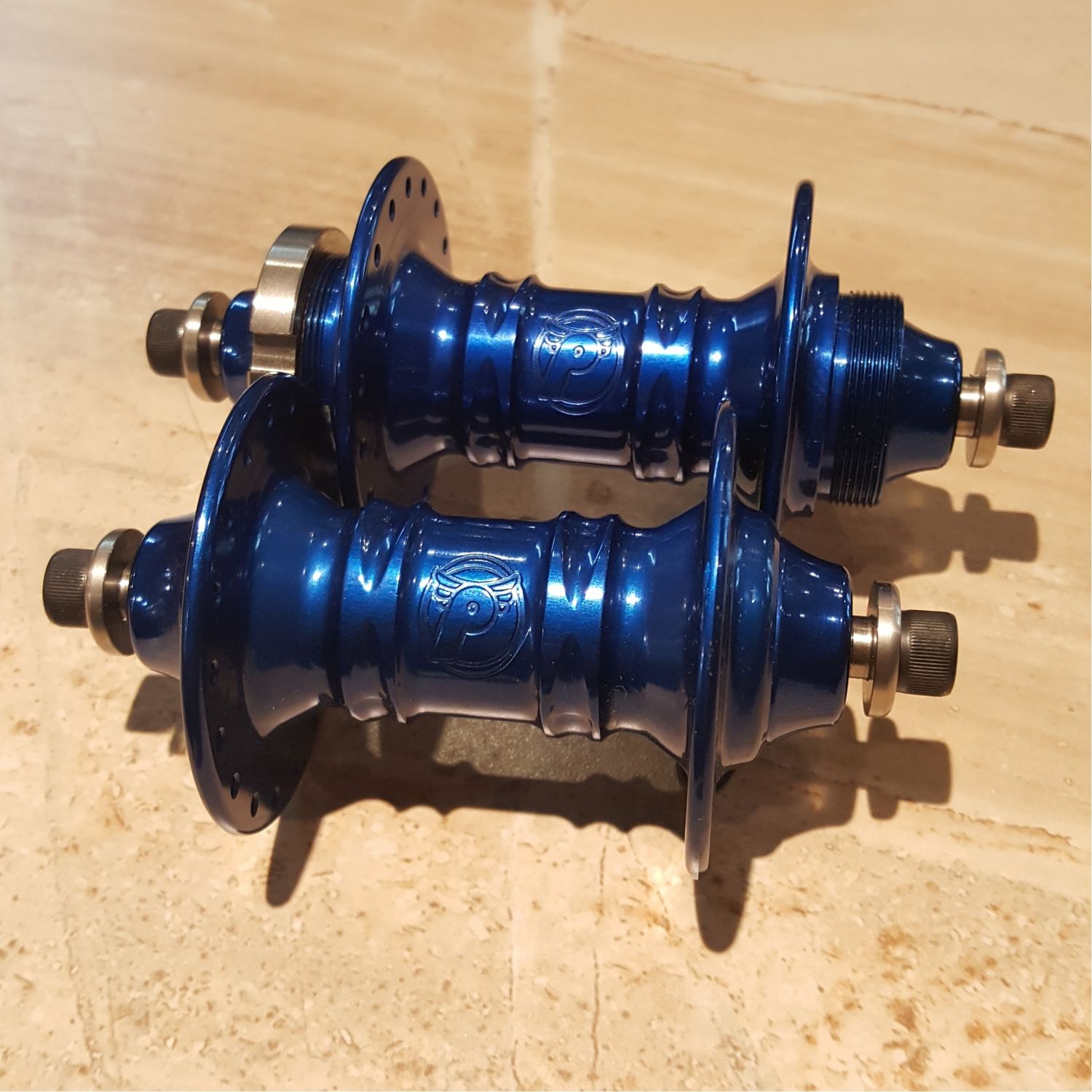 Profile Racing Fixed Hubset, COLOUR: Blue