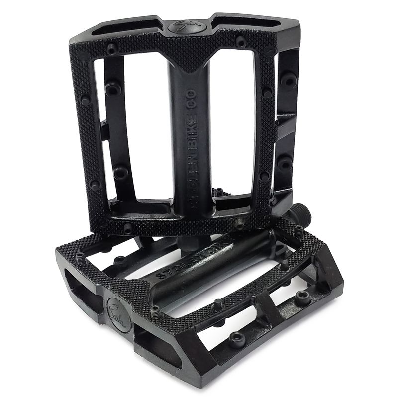 Stolen Throttle Unsealed Alloy Pedals, COLOUR: Black