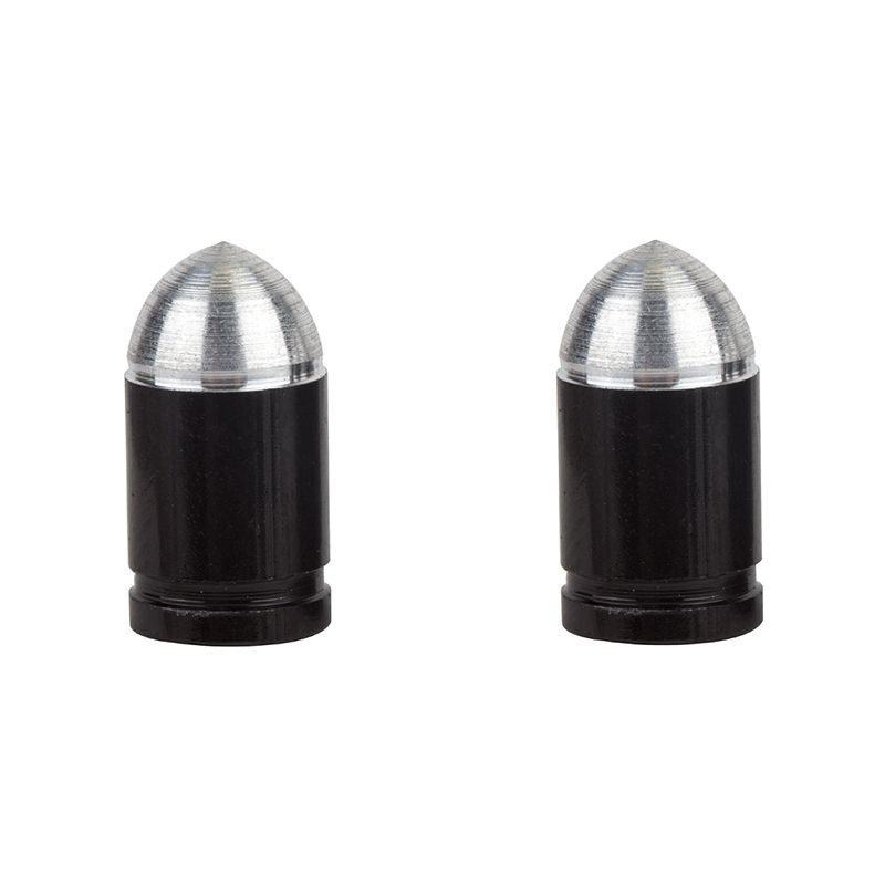 Tricktopz PRESTA Bullet Valve Caps, COLOUR: Black