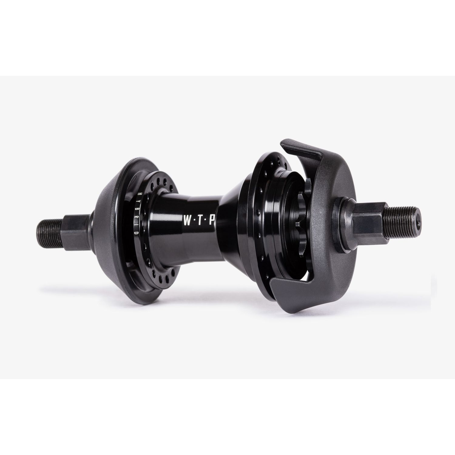 We The People Hybrid Freecoaster/Cassette Hub + Hub Guards, COLOUR: Black, SIDE: Left Side Drive, SIZE: 14mm