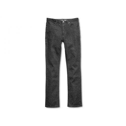 Etnies E1 Straight Denim Jeans, COLOUR: Black/Raw, SIZE: 30x30