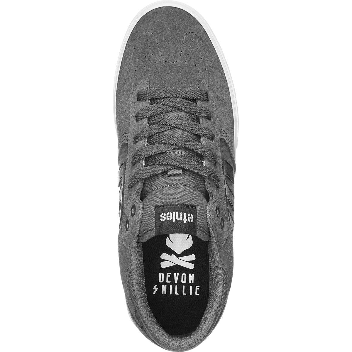 Etnies Windrow Vulc Devon Smillie Shoe, COLOUR: Dark grey, SIZE: Size 09