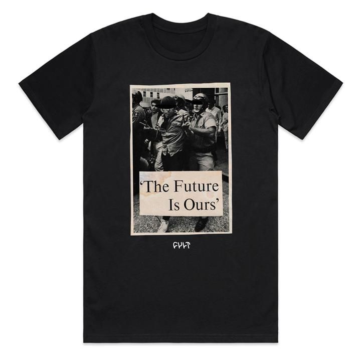 Cult The Future Is Ours T-shirt, COLOUR: Black, SIZE: Large