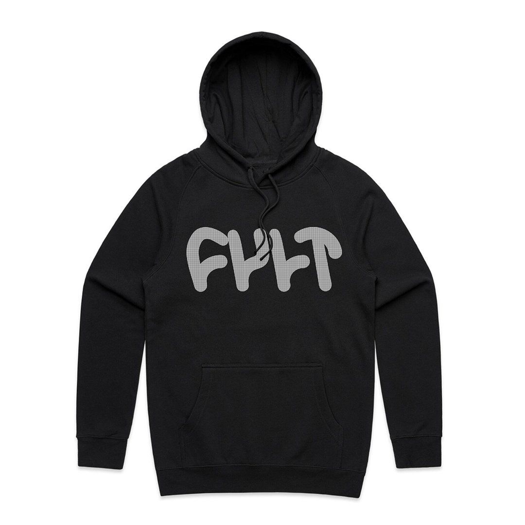 Cult Thick Logo Hoodie, COLOUR: Black, SIZE: Large
