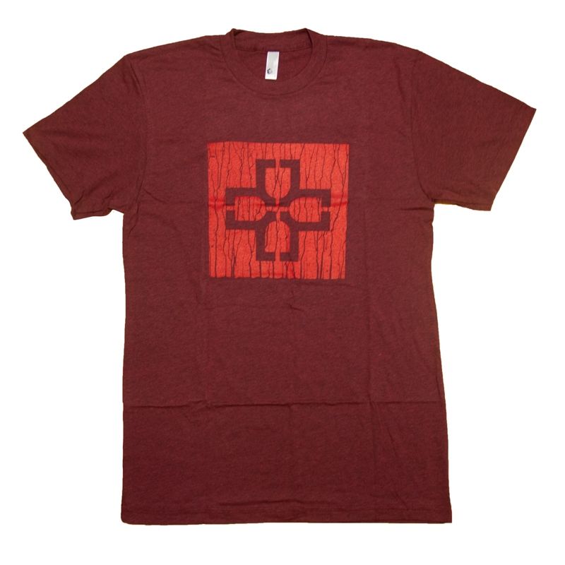 Duo BMX Drip T-shirt, COLOUR: Heather cranberry, SIZE: Small