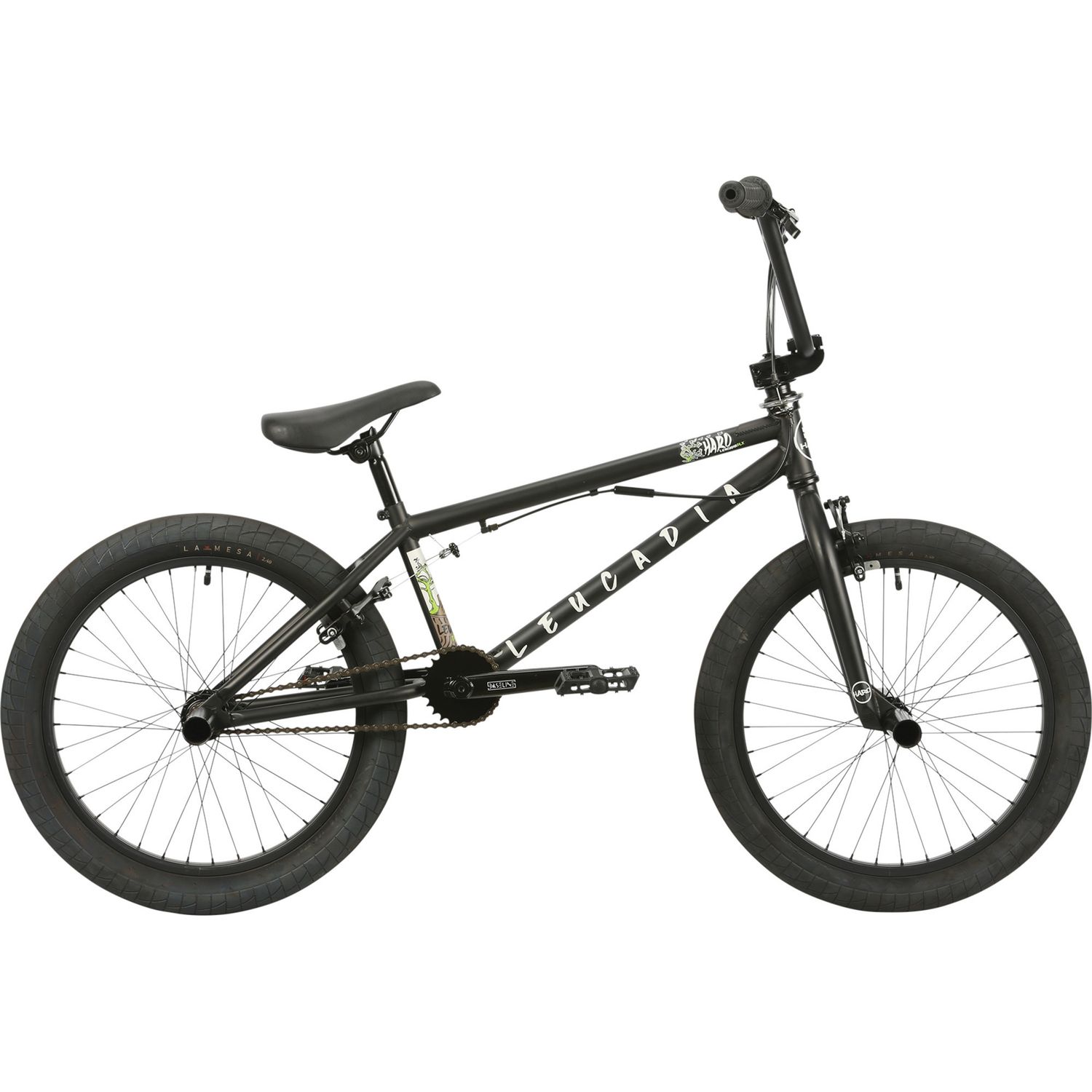 Haro Leucadia 18.5" DLX BMX Bike, COLOUR: Matte Black, SIZE: 18.5