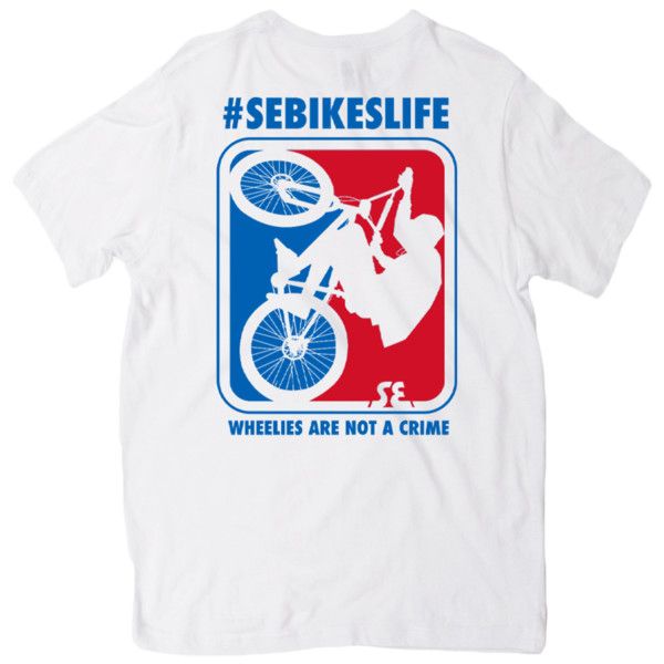 SE Bikes #SEBIKESLIFE T-Shirt, COLOUR: White, SIZE: Medium